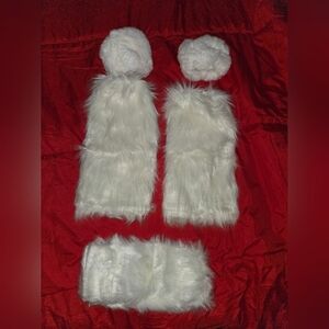 White Faux Fur Winter Set